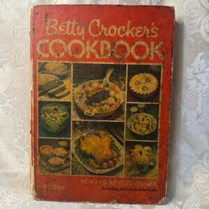 Vintage Betty Crocker Cookbook 1981 Red Retro Kitchen Classic Well Loved